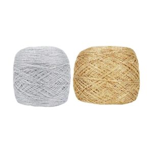 Clisil 1.76 oz de plata y 1.76 oz de oro DIY Lurex con