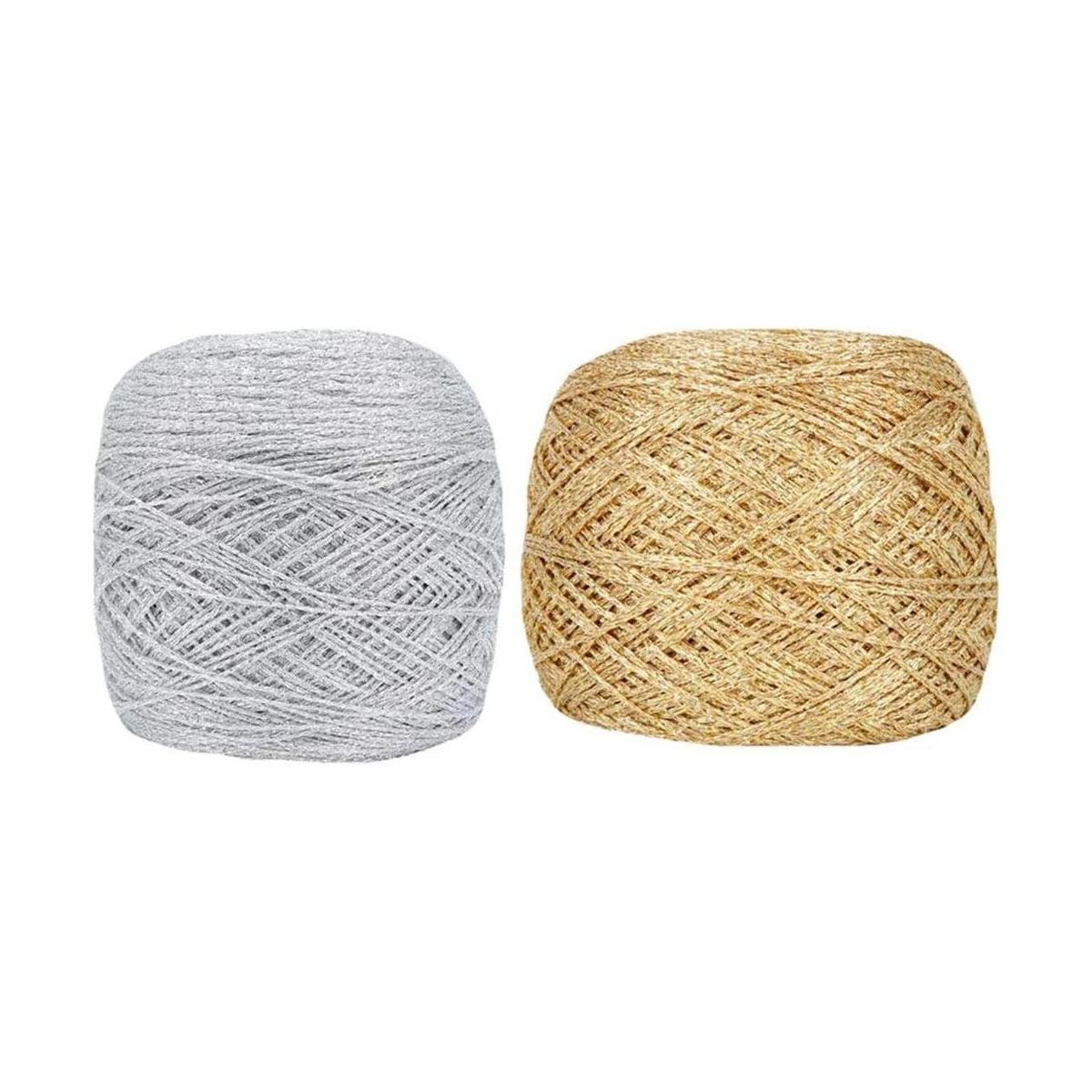 Clisil 1.76 oz de plata y 1.76 oz de oro DIY Lurex con
