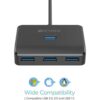 KEYMOX Hub USB 3.0 de 4 puertos concentrador USB de datos_5