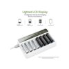 POWEROWL Cargador de batería AA AAA de 8 bahías con_5