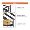 Organizador de especias Xcosrack para colocar en la pared