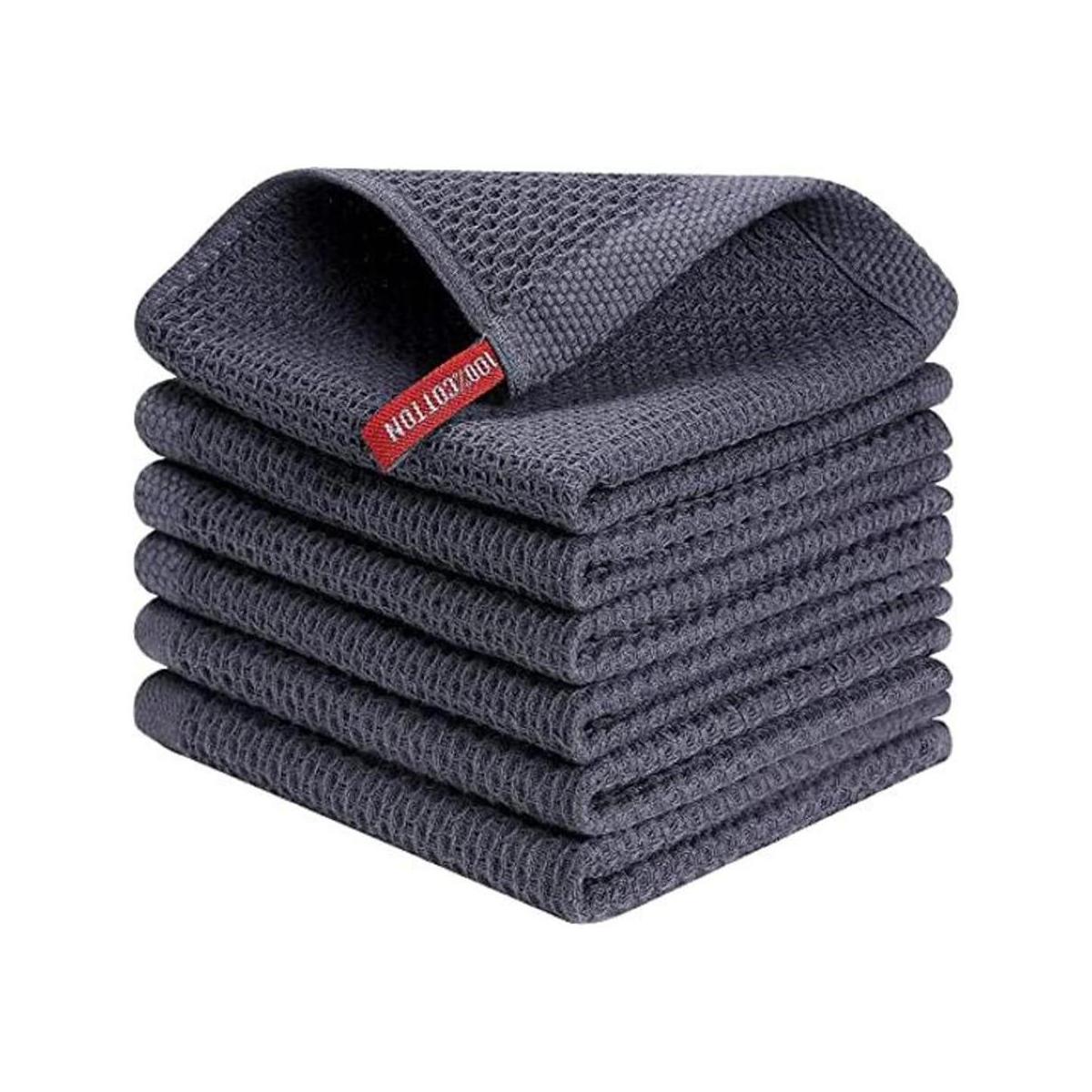 Kitinjoy Paños de cocina de 100 algodón tela de tejido