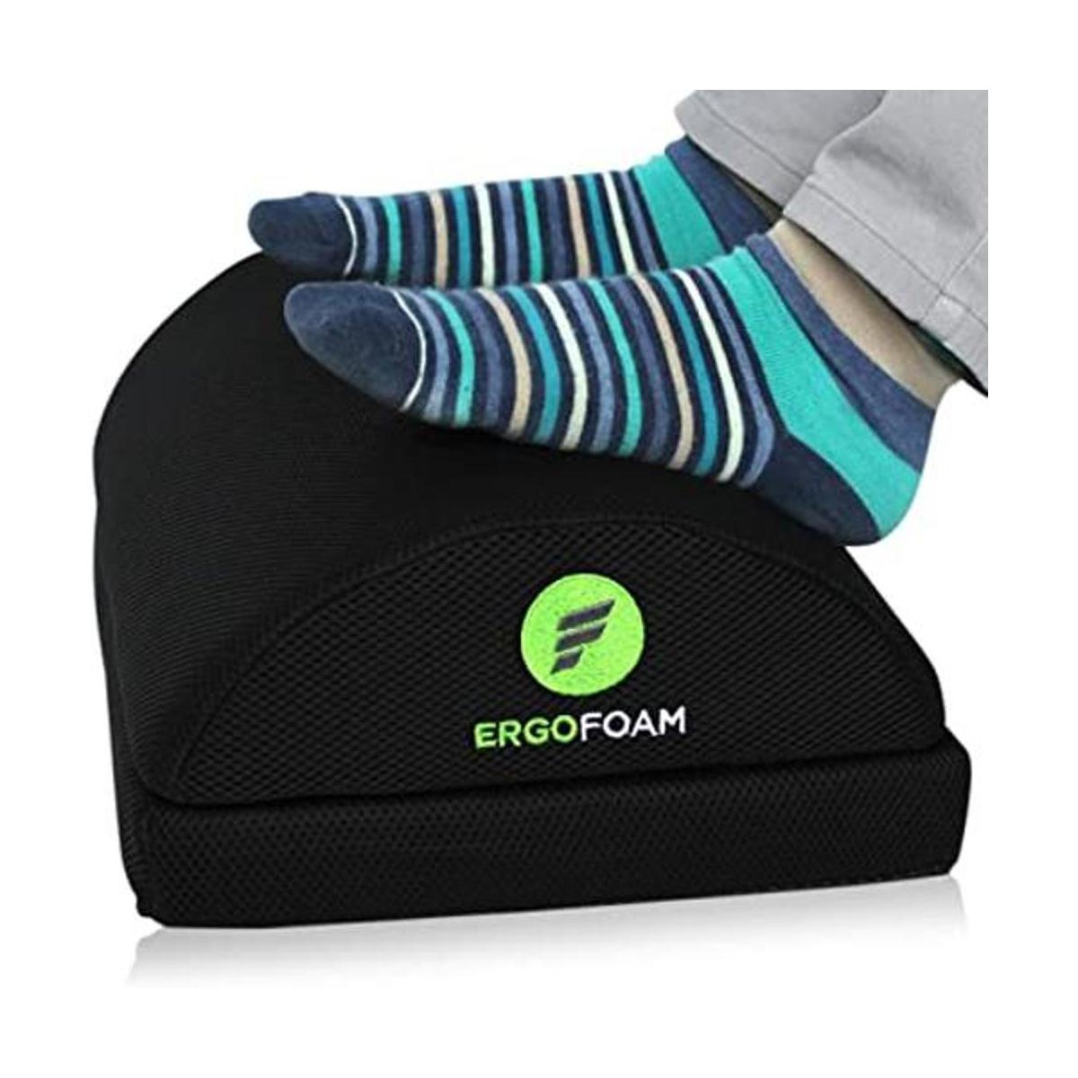 ErgoFoam Reposapiés de escritorio ajustable para mayor