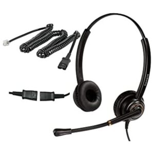 Auriculares profesionales de centro de llamadas binaurales_1