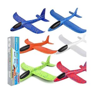 BooTaa Paquete de 6 juguetes de avión 17.5 pulgadas_1