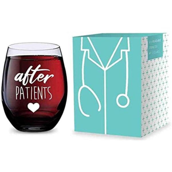 Copa de vino sin tallo para enfermeras y médicos después_1