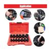 NORTOOLS Juego de 13 herramientas de rosca extractores de_6