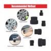 NORTOOLS Juego de 13 herramientas de rosca extractores de_5