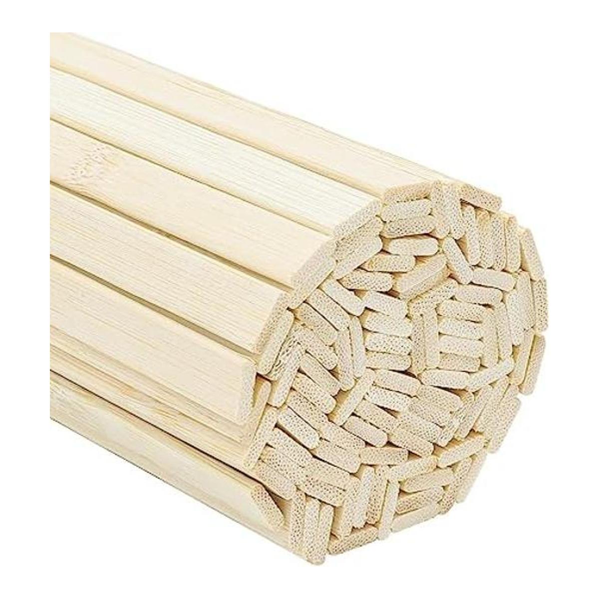 Favordrory Palos de madera de bambú natural de 15.7