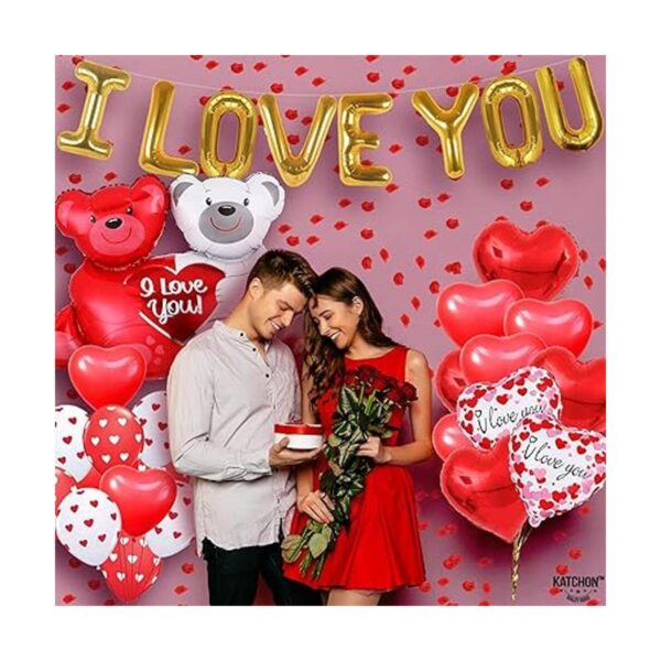 Juego de globos Big I Love You 54 piezas 1000 unidades_2