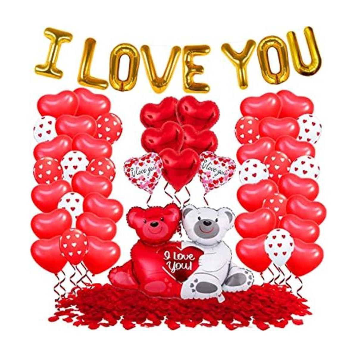 Juego de globos Big I Love You 54 piezas 1000 unidades
