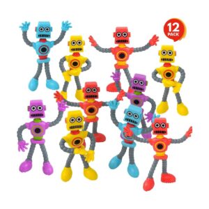 ArtCreativity Figuras de robot flexibles juego de 12_1
