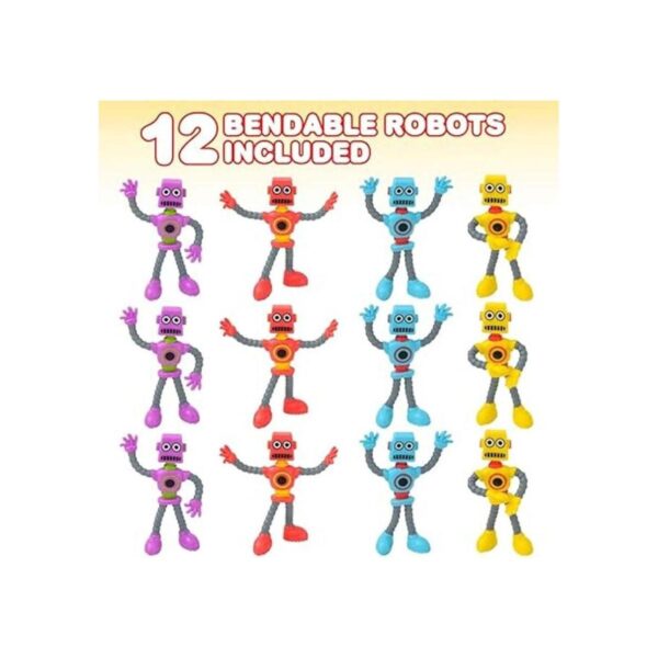 ArtCreativity Figuras de robot flexibles juego de 12_2