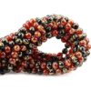 Cuentas de cristal natural con piedras preciosas redondas_2