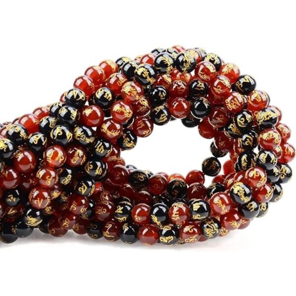 Cuentas de cristal natural con piedras preciosas redondas_2