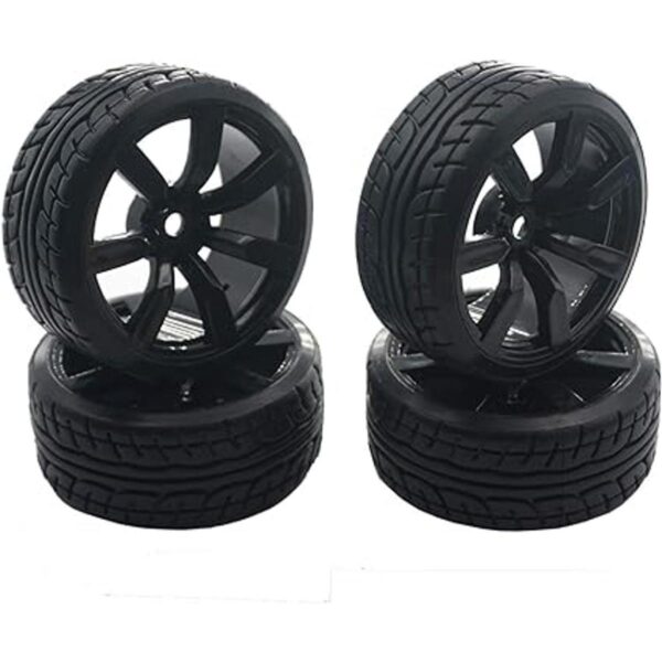 4 piezas ShareGoo neumáticos de plástico duro RC Drift_2
