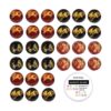 Cuentas de cristal natural con piedras preciosas redondas_1