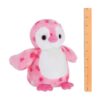 Bearington Peluche de pingino rosa con forma de corazón_5