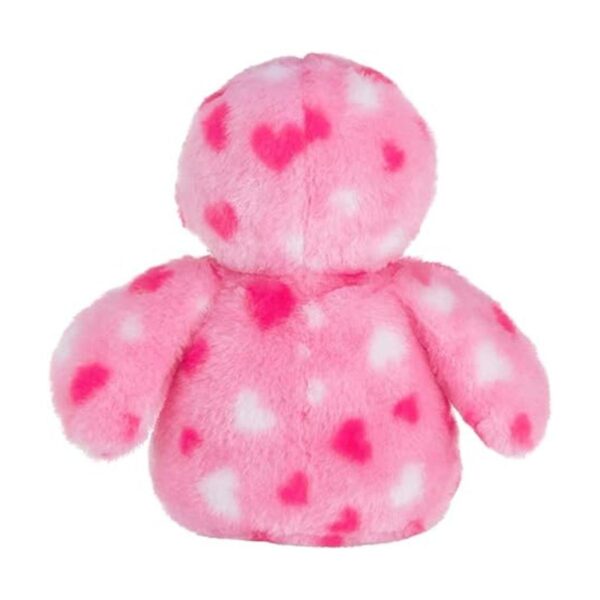 Bearington Peluche de pingino rosa con forma de corazón_4