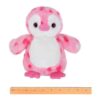 Bearington Peluche de pingino rosa con forma de corazón_6