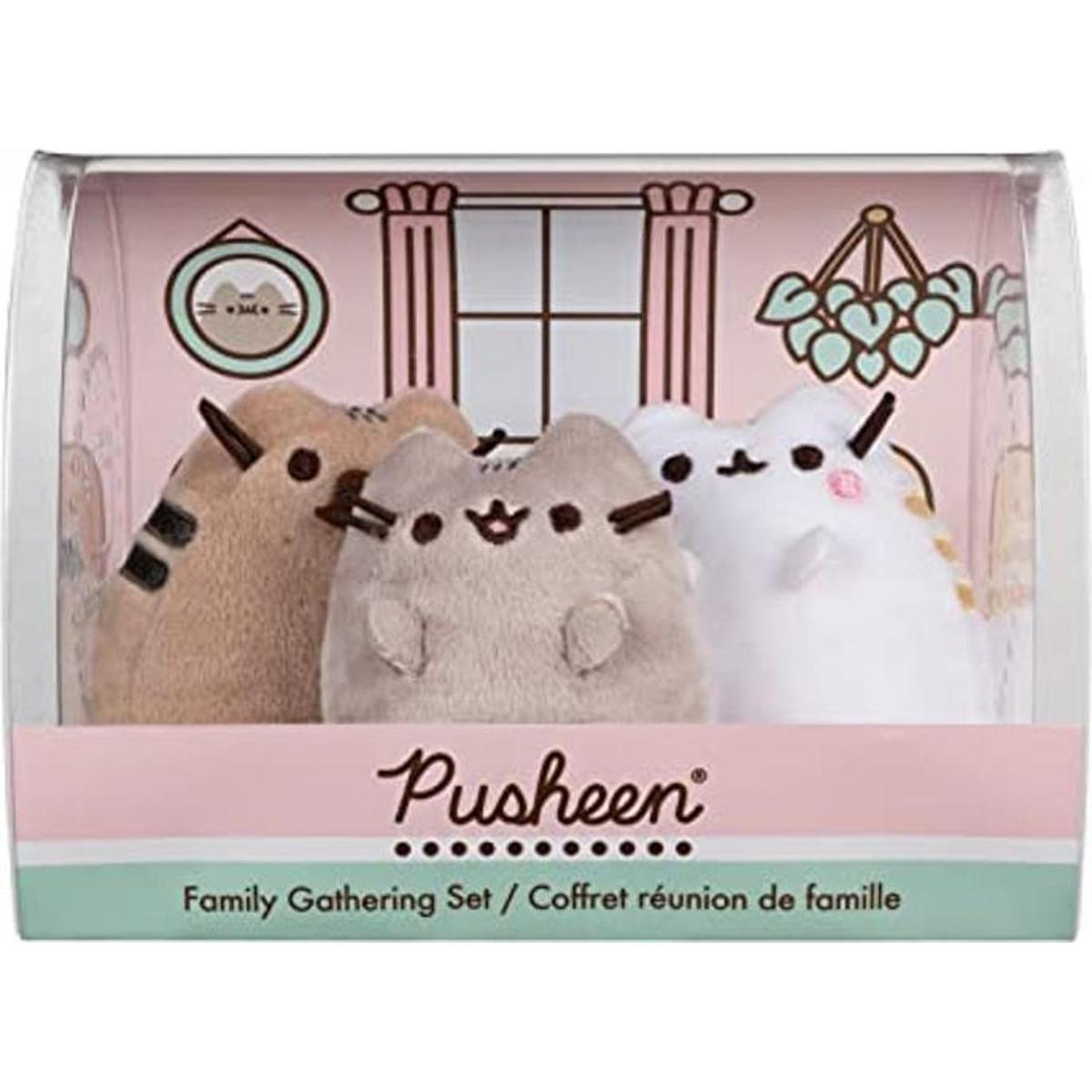 Gund Pusheen Juego de coleccionista de 3 gatos de