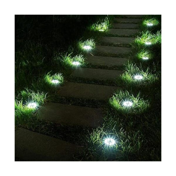 Pack de 8 luces solares Solpex para el suelo 8 luces LED_2