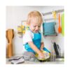 Juego de 8 esponjas de cocina con forma de gato de doble_4
