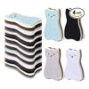 Juego de 8 esponjas de cocina con forma de gato de doble_1