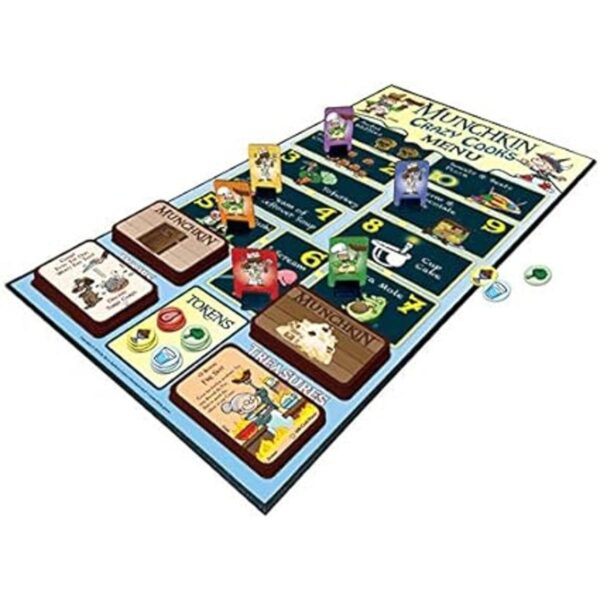 Juego de mesa Munchkin Crazy Cooks Juego de cartas_3
