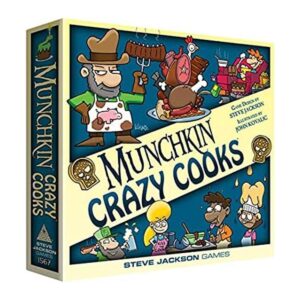 Juego de mesa Munchkin Crazy Cooks Juego de cartas_1