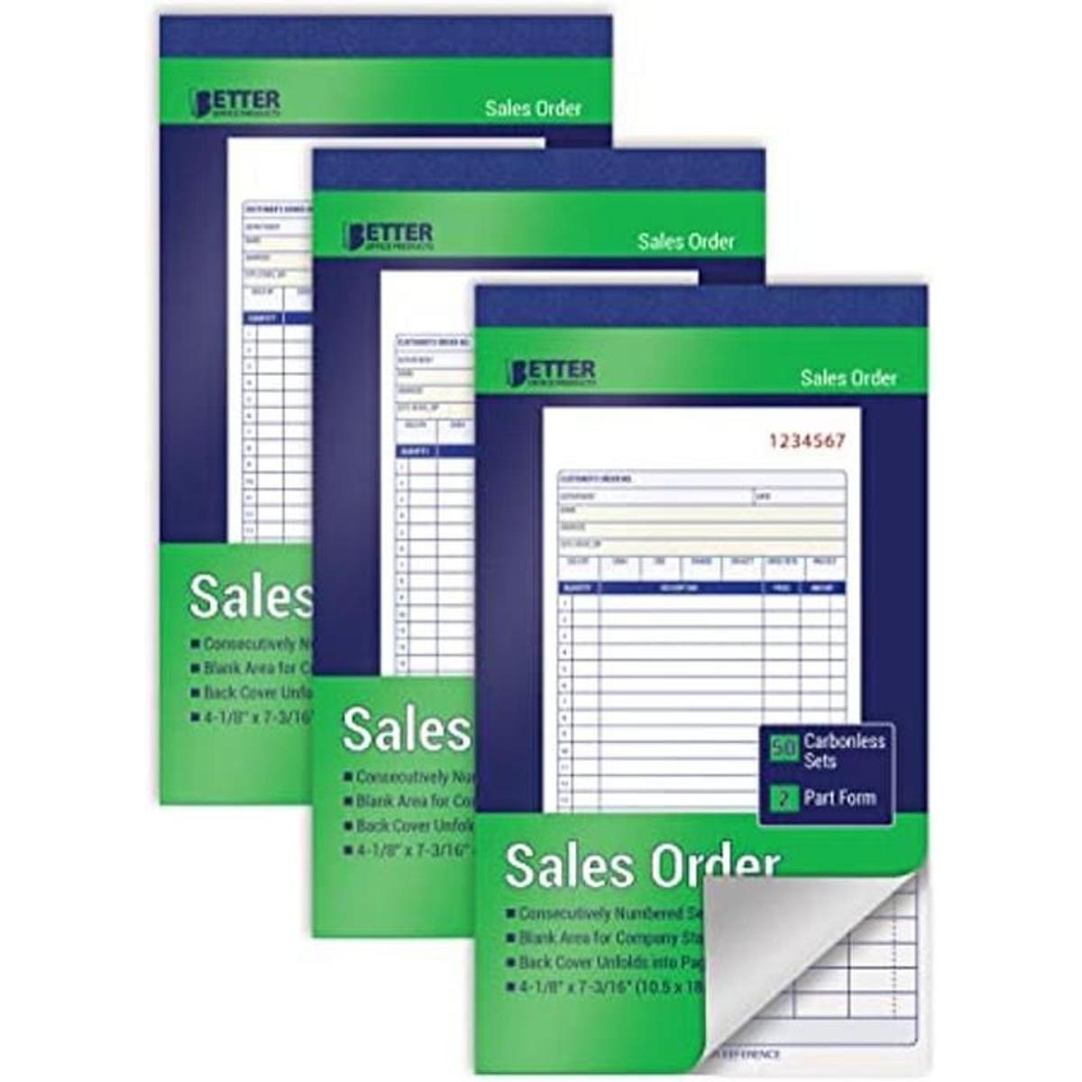 Better Office Products 6 unidades 2 partes sin carbono