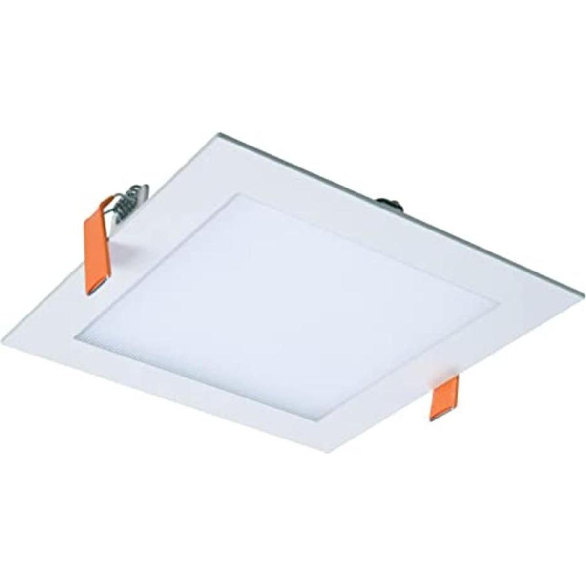 Halo Luz LED cuadrada empotrada de 6 pulgadas para techo y