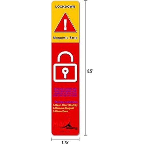 Tiras magnéticas de bloqueo para cerraduras escolares u_3