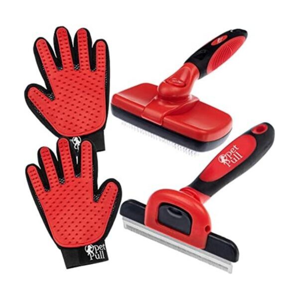 Kit completo de aseo profesional para mascotas Cepillo_1