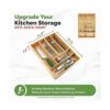 PRISTINE BAMBOO Organizador de bandeja de cubiertos_2
