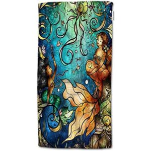HGOD DESIGNS Toallas de mano de sirena hermosas sirenas_1