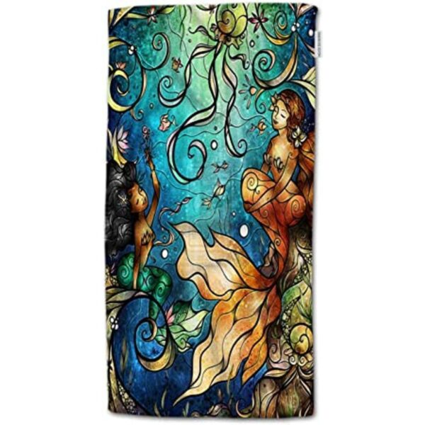 HGOD DESIGNS Toallas de mano de sirena hermosas sirenas_1