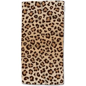 HGOD DESIGNS Toallas de mano de leopardo 100 algodón_1