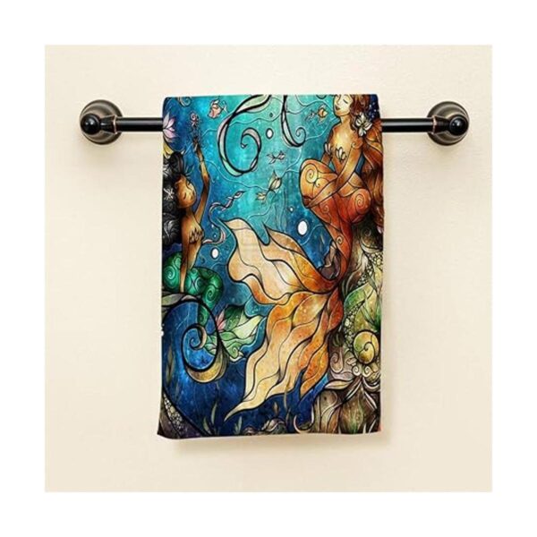 HGOD DESIGNS Toallas de mano de sirena hermosas sirenas_2