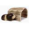 Escondite de madera flexible extra grande casa túnel_4
