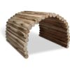 Escondite de madera flexible extra grande casa túnel_1
