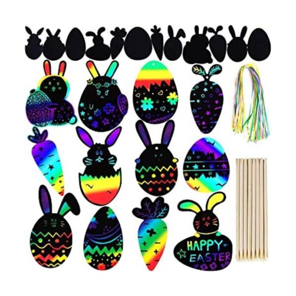 Max Fun Kit de manualidades de Pascua de color arcoíris_1