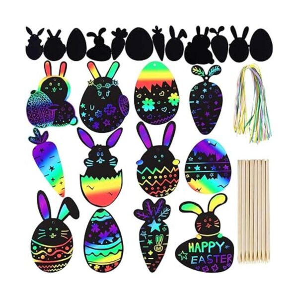 Max Fun Kit de manualidades de Pascua de color arcoíris_2