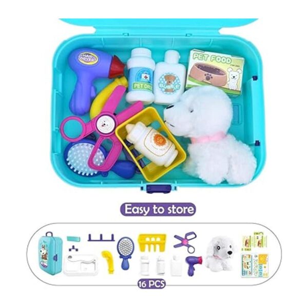 Juego de cuidado de mascotas kit de aseo para perros con_2