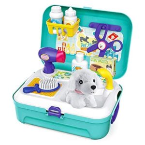 Juego de cuidado de mascotas kit de aseo para perros con_1
