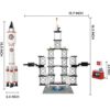 Kit de construcción de explorador espacial de centro de