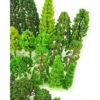 Tazimi 60 piezas de árboles modelo de 1.36 a 6 pulgadas_6