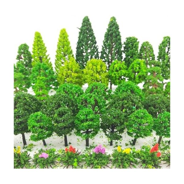 Tazimi 60 piezas de árboles modelo de 1.36 a 6 pulgadas_3