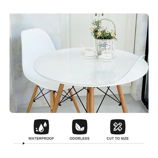 Royhom Protector de mesa transparente 0.059 in de grosor_6