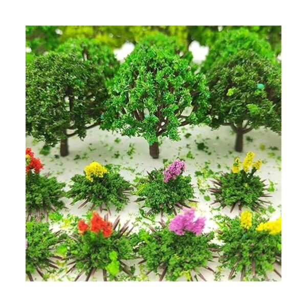 Tazimi 60 piezas de árboles modelo de 1.36 a 6 pulgadas_5